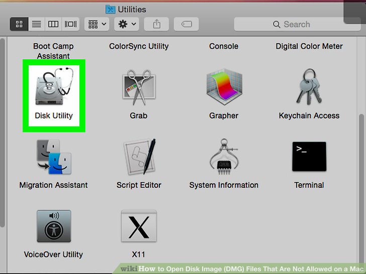 Open dmg file on mac